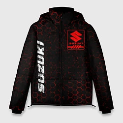Куртка зимняя мужская SUZUKI Suzuki Графика, цвет: 3D-черный
