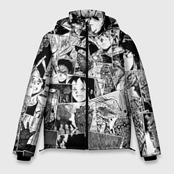 Куртка зимняя мужская Дорохэдоро pattern, цвет: 3D-черный