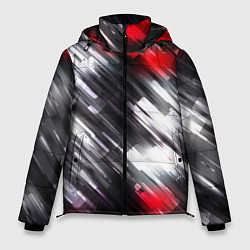 Мужская зимняя куртка NEON abstract pattern неоновая абстракция