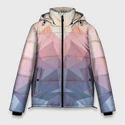 Куртка зимняя мужская Полигональная свежесть 2022, цвет: 3D-черный