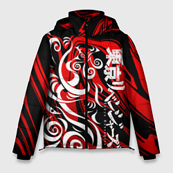 Куртка зимняя мужская ТОКИЙСКИЕ МСТИТЕЛИ МАНГА, цвет: 3D-красный