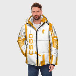Куртка зимняя мужская Counter Strike cs go Геймер, цвет: 3D-светло-серый — фото 2