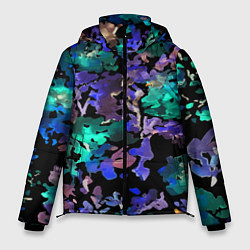 Куртка зимняя мужская Floral pattern Summer night Fashion trend 2025, цвет: 3D-светло-серый