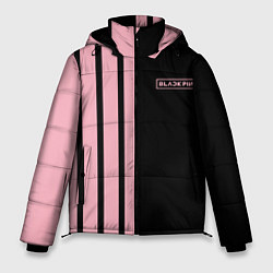 Куртка зимняя мужская BLACKPINK HALF BLACK-PINK MINI LOGO, цвет: 3D-черный