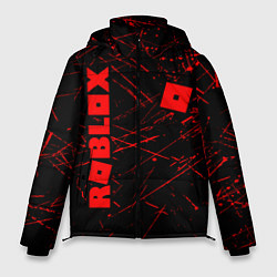 Мужская зимняя куртка ROBLOX красный логотип