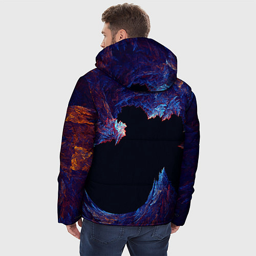 Мужская зимняя куртка Ледяной Коралловый Риф / 3D-Красный – фото 4