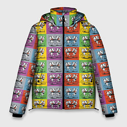 Куртка зимняя мужская Игра Сuphead, цвет: 3D-черный
