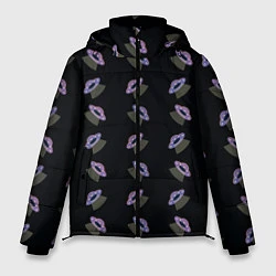 Куртка зимняя мужская Летающие тарелки, цвет: 3D-черный