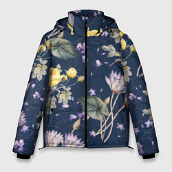 Мужская зимняя куртка Цветы Летняя Мечта