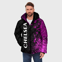 Куртка зимняя мужская Chelsea Pro Football, цвет: 3D-черный — фото 2
