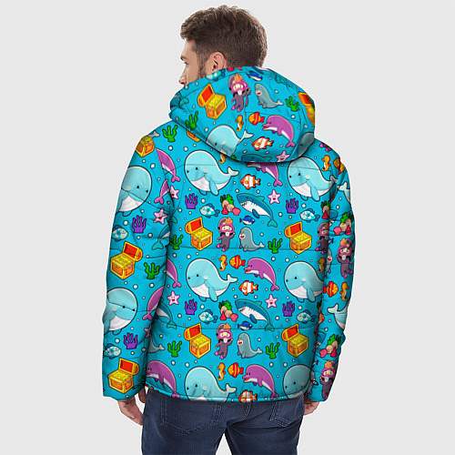Мужская зимняя куртка SEA DIVING / 3D-Светло-серый – фото 4