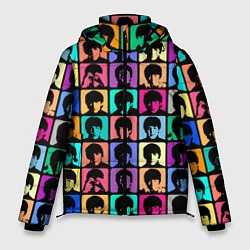 Куртка зимняя мужская Legendary popular music group, цвет: 3D-черный