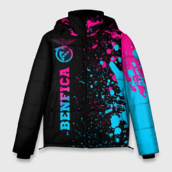 Куртка зимняя мужская Benfica - Neon Gradient, цвет: 3D-черный