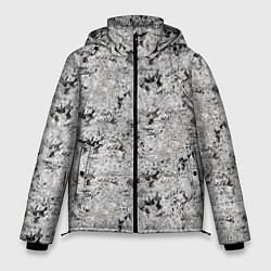 Куртка зимняя мужская Светло серый абстрактный, цвет: 3D-светло-серый