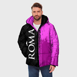 Куртка зимняя мужская Roma pro football: по-вертикали, цвет: 3D-черный — фото 2