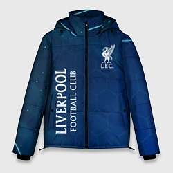 Куртка зимняя мужская Liverpool Соты Абстракция, цвет: 3D-красный