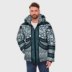 Куртка зимняя мужская УЗОР ФЕНТЕЗИ, цвет: 3D-черный — фото 2