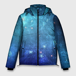 Куртка зимняя мужская Ледяная туманность, цвет: 3D-черный