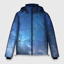 Куртка зимняя мужская Холодное космическое молчание, цвет: 3D-светло-серый