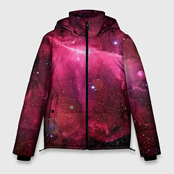 Куртка зимняя мужская Рубиновая туманность, цвет: 3D-черный