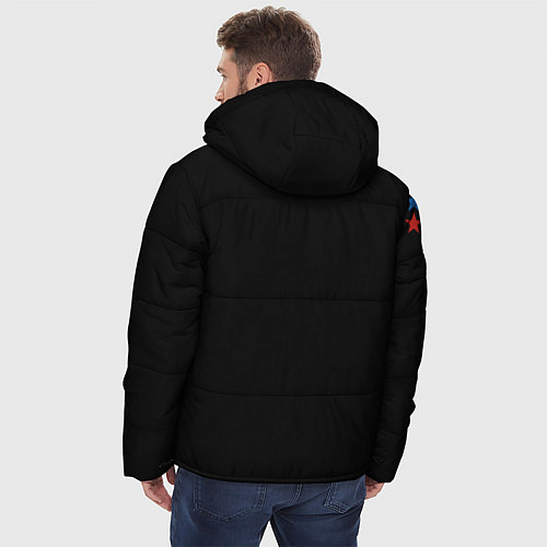 Мужская зимняя куртка 23 RUS Краснодар / 3D-Красный – фото 4