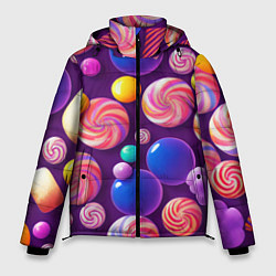 Куртка зимняя мужская Сладости для радости, цвет: 3D-светло-серый