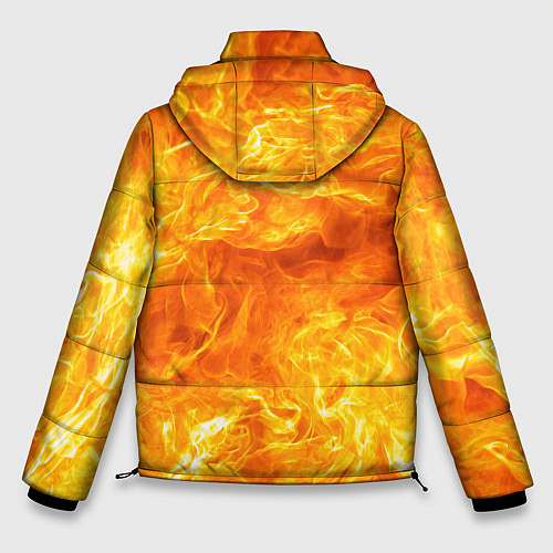 Мужская зимняя куртка Бушующий огонь / 3D-Светло-серый – фото 2