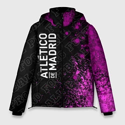Куртка зимняя мужская Atletico Madrid pro football: по-вертикали, цвет: 3D-черный