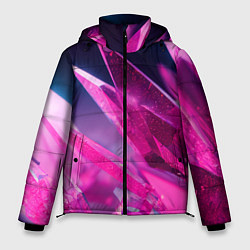Мужская зимняя куртка Розовые кристаллы
