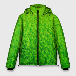 Куртка зимняя мужская Трава зеленая, цвет: 3D-светло-серый