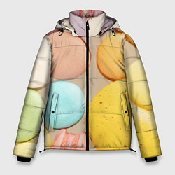 Мужская зимняя куртка Разноцветные пирожные Макарон