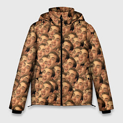 Куртка зимняя мужская Николас Кейдж мем, цвет: 3D-черный