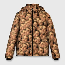 Куртка зимняя мужская Николас Кейдж мем, цвет: 3D-светло-серый