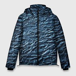 Мужская зимняя куртка Текстура мятой бумаги