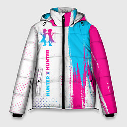 Мужская зимняя куртка Hunter x Hunter neon gradient style: по-вертикали