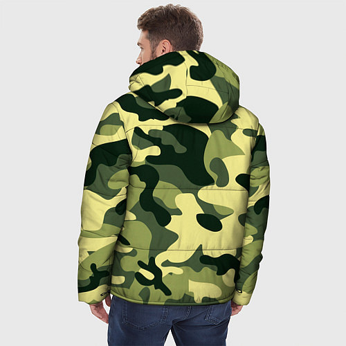 Мужская зимняя куртка Камуфляж милитари / 3D-Светло-серый – фото 4