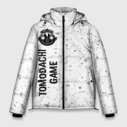 Куртка зимняя мужская Tomodachi Game glitch на светлом фоне: по-вертикал, цвет: 3D-черный