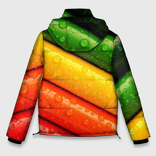 Мужская зимняя куртка Мокрые карандаши / 3D-Светло-серый – фото 2