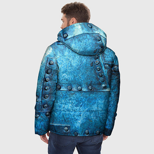 Мужская зимняя куртка Из стали / 3D-Красный – фото 4