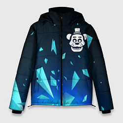 Куртка зимняя мужская FNAF взрыв частиц, цвет: 3D-черный
