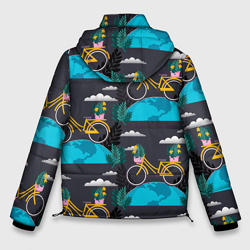 Мужская зимняя куртка Велопрогулка / 3D-Светло-серый – фото 2