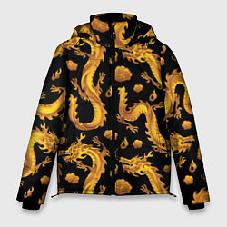 Куртка зимняя мужская Golden dragons, цвет: 3D-светло-серый