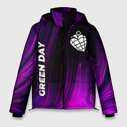 Куртка зимняя мужская Green Day violet plasma, цвет: 3D-черный