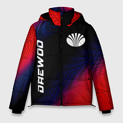 Куртка зимняя мужская Daewoo красный карбон, цвет: 3D-черный