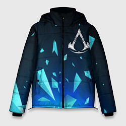 Куртка зимняя мужская Assassins Creed взрыв частиц, цвет: 3D-черный