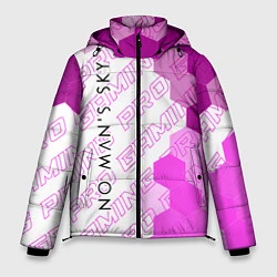 Куртка зимняя мужская No Mans Sky pro gaming: по-вертикали, цвет: 3D-черный