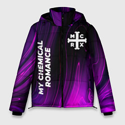 Куртка зимняя мужская My Chemical Romance violet plasma, цвет: 3D-черный