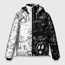 Куртка зимняя мужская Dead inside mood ZXC, цвет: 3D-черный