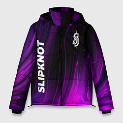 Куртка зимняя мужская Slipknot violet plasma, цвет: 3D-черный
