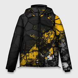 Куртка зимняя мужская Имперская геометрия, цвет: 3D-светло-серый
